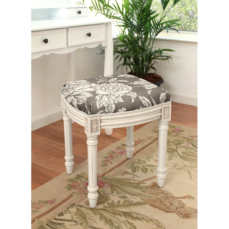 Ophelia Co. Loretta Solid Wood Accent Stool Wayfair